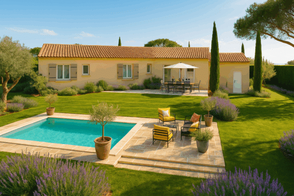 Maison Le Teil 99 m² - 3ch- sur terrain de 580 m²