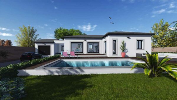 Maison Bagnols-sur-Cèze 91 m² sur terrain de 598 m²