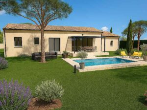 Maison Secteur Châteauneuf 91 m² - 3ch - sur terrain de 425 m²