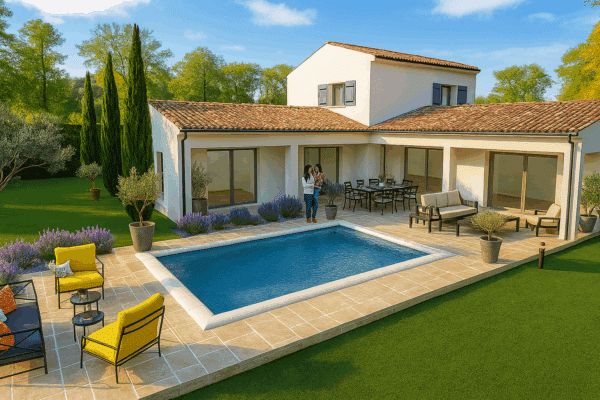 Maison Pernes les Fontaines 132 m² - 4ch - sur terrain de 750 m²