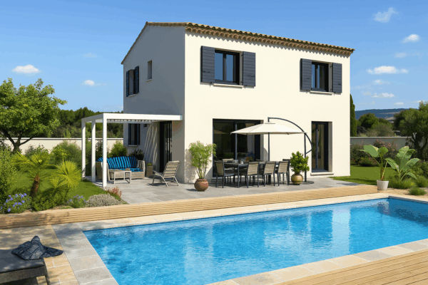 Maison Sablet 85 m² - 3ch. - sur terrain de 199 m²
