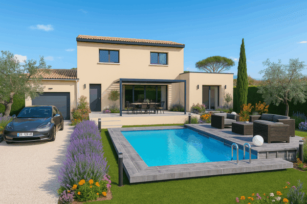 Maison 89 m² - 3 ch - sur un terrain de 455 m² – Image 2