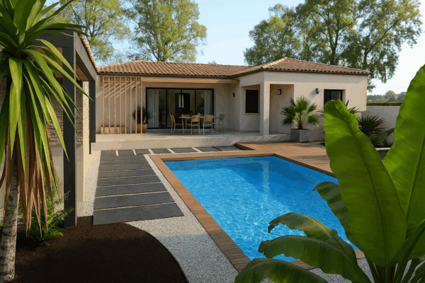 Maison Bollène 90m²- 3ch- sur terrain 630 m² – Image 2