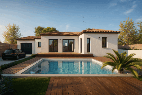 Maison Bollène 90m²- 3ch- sur terrain 630 m²