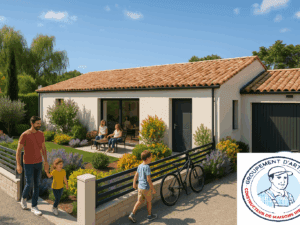 Maison Bourg Saint Andéol 89m²- 3ch- sur terrain 451 m²