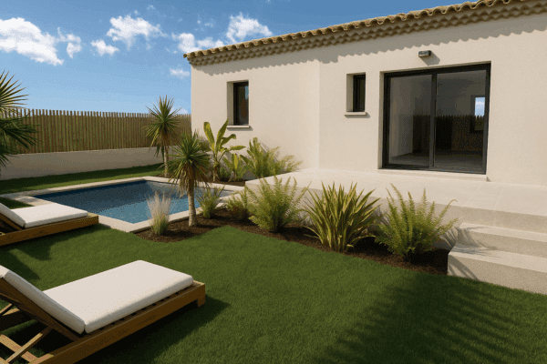 Maison Chamaret 70 m² - 2 ch - sur un terrain de 277 m²