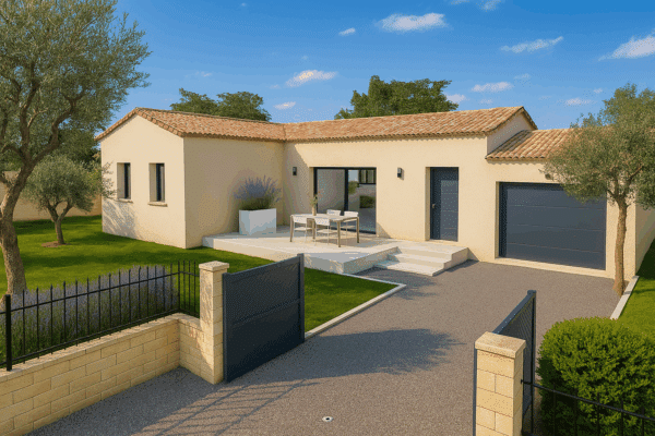 Maison Cruas 104m²- 4ch - sur terrain de 1009 m²