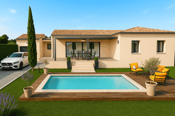 Maison Donzère 90 m² - 3ch - sur terrain de 690 m² – Image 2