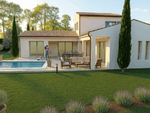 Maison Jonquières 90m² - 3 ch - sur un terrain de 400 m².