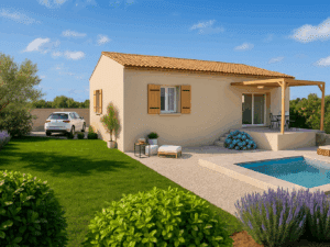 Maison Loriol-sur-Drôme 74 m² - 2ch - sur terrain de 325 m²