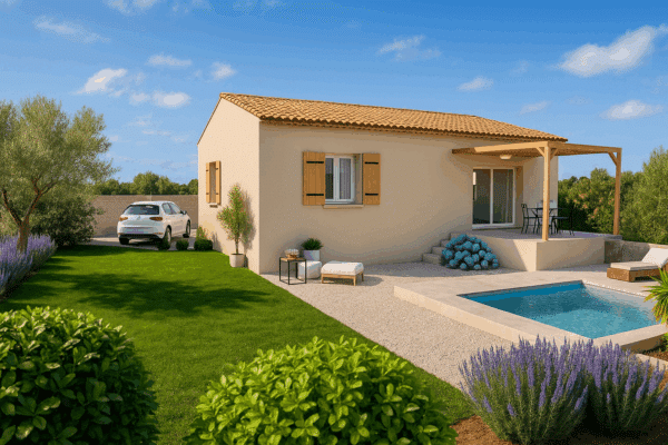 Maison Loriol-sur-Drôme 74 m² - 2ch - sur terrain de 325 m²