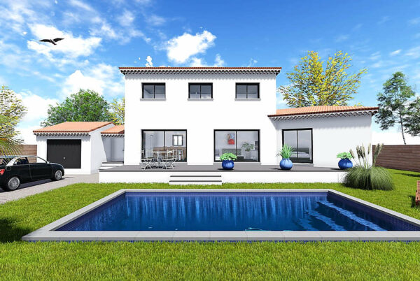Maison à étage Violès 120m² - 4 ch - sur un terrain de 1178 m². – Image 3