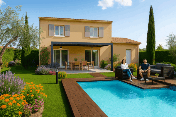 Maison Orange 91 m² - 3ch - sur terrain de 580 m²