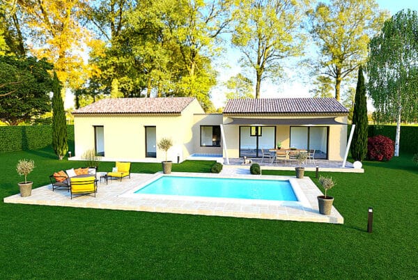 Maison Saint Paul Trois Châteaux 90m²- 3ch- sur terrain 320 m² – Image 2