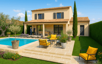 Maison à étage BEDOIN (84) 3 chambres sur un terrain de 550m²