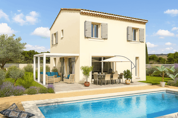 Maison à étage CAROMB (84) 3 chambres sur un terrain de 500m²