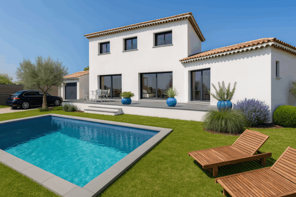 Maison à étage Violès 120m² - 4 ch - sur un terrain de 1178 m².