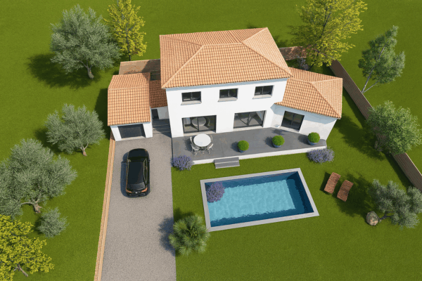 Maison à étage Violès 120m² - 4 ch - sur un terrain de 1178 m². – Image 3