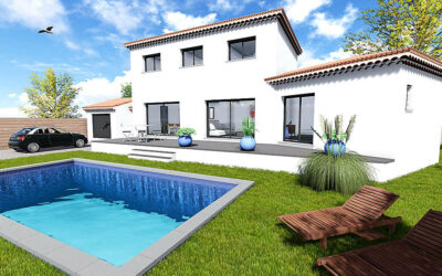 Maison à étage Violès 120m² – 4 ch – sur un terrain de 1178 m².