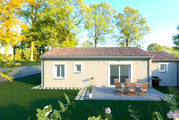 Maison Piolenc 70 m² - 2ch - sur terrain de 450 m²