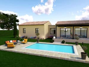 Maison Vaison la Romaine 90m² - 3 ch - sur un terrain de 570 m²