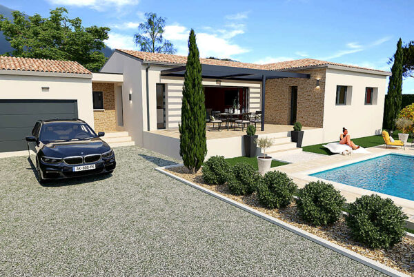 Maison Jonquières 100m² - 3 ch - sur un terrain de 530 m². – Image 2