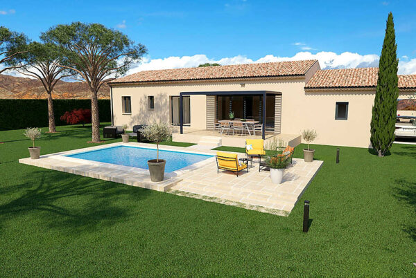 Maison Malataverne 89 m² - 3ch - sur terrain de 700 m² (1)