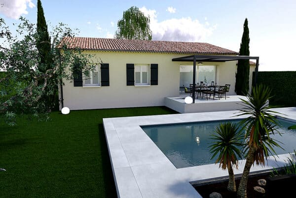 Maison Saint Gervais sur Roubion 69 m² - 2CH- sur terrain de 384 m² (1)