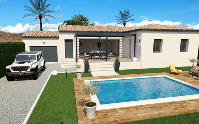 Maison Saint Paul Trois Châteaux 90m²- 3ch- sur terrain 734 m²