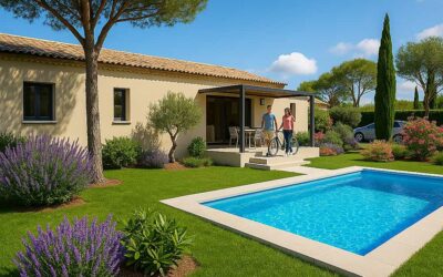 Maison Villeneuve de Berg 93m² – 3ch – sur terrain de 900m²