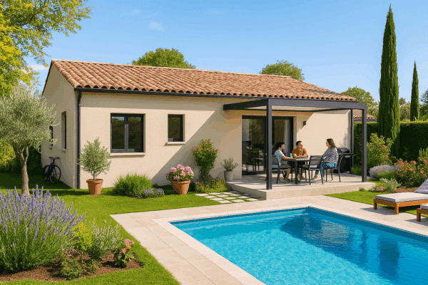 Maison Villeneuve de Berg 93m² - 3ch - sur terrain de 900m² (3)