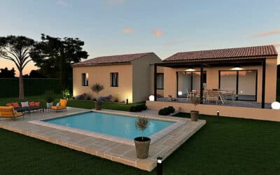 Maison PP Tulette 3ch.  sur terrain 900m² Viabilisé