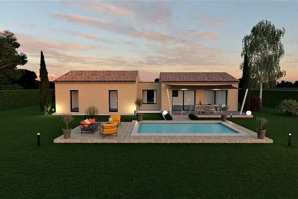 Maison PP Tulette 3ch.  sur terrain 900m² Viabilisé – Image 2