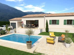 maison top secteur Orange 91 m² 3ch et garage sur terrain de 500m²